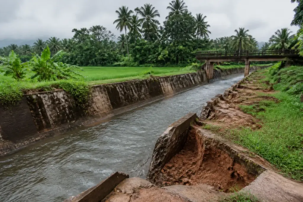 Chalakudy canal renovation concerns along an ageing irrigation canal in Kerala