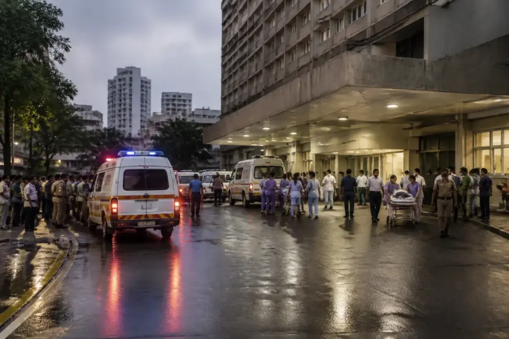KEM Hospital in Mumbai, where the injured bystander in the Tiger Shroff firing case is being treated