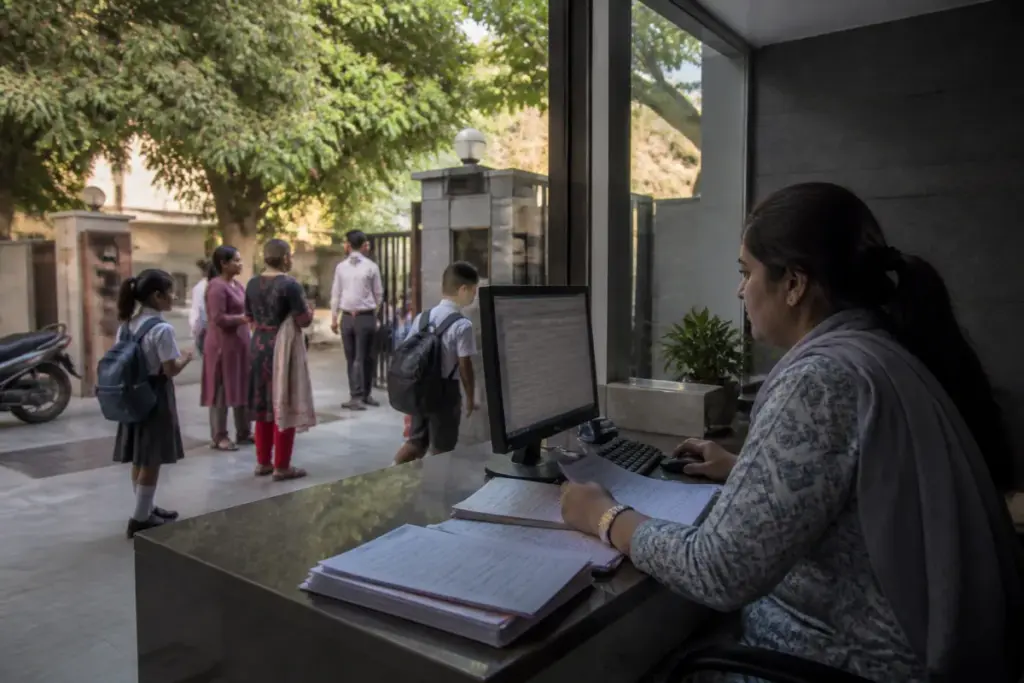 RTE assistance Ahmedabad case involving a school and government education portal
