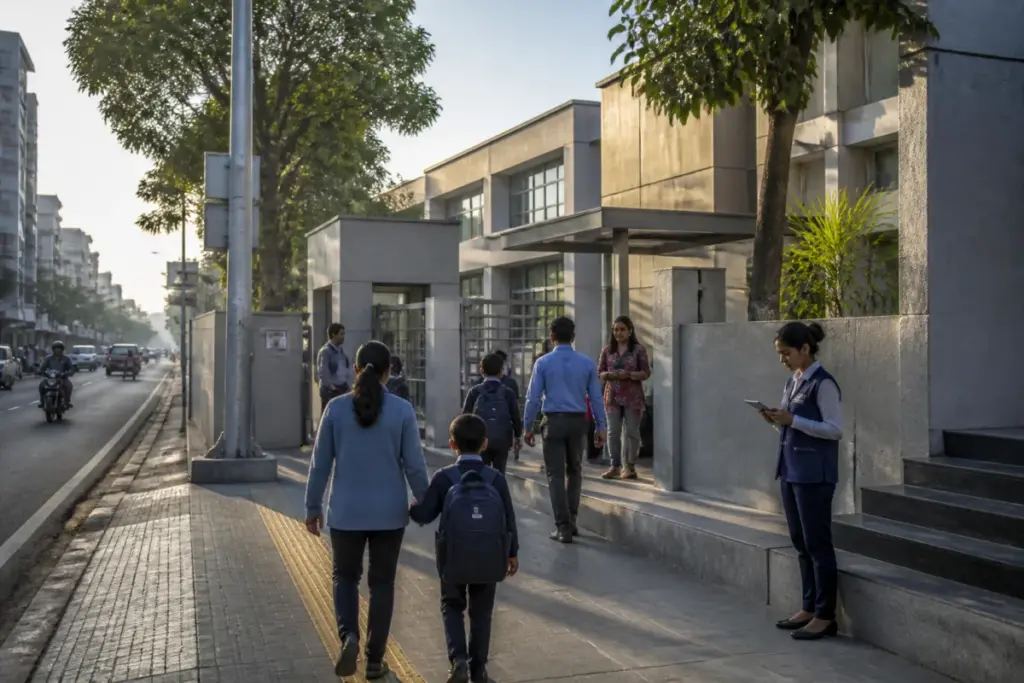 Solaris Public School on Sola Road linked to the Ahmedabad RTE grant case