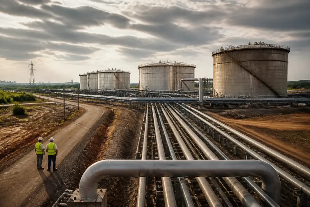 Strategic petroleum reserves infrastructure supporting India’s crude oil storage network