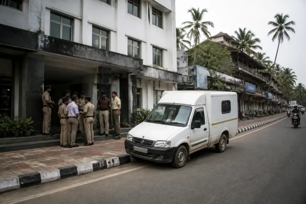 Thiruvananthapuram Corporation health inspector arrest linked to a Kovalam spa assault investigation