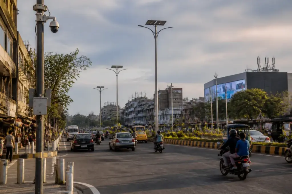 Saharanpur Smart City streets with upgraded roads, public lighting and urban infrastructure