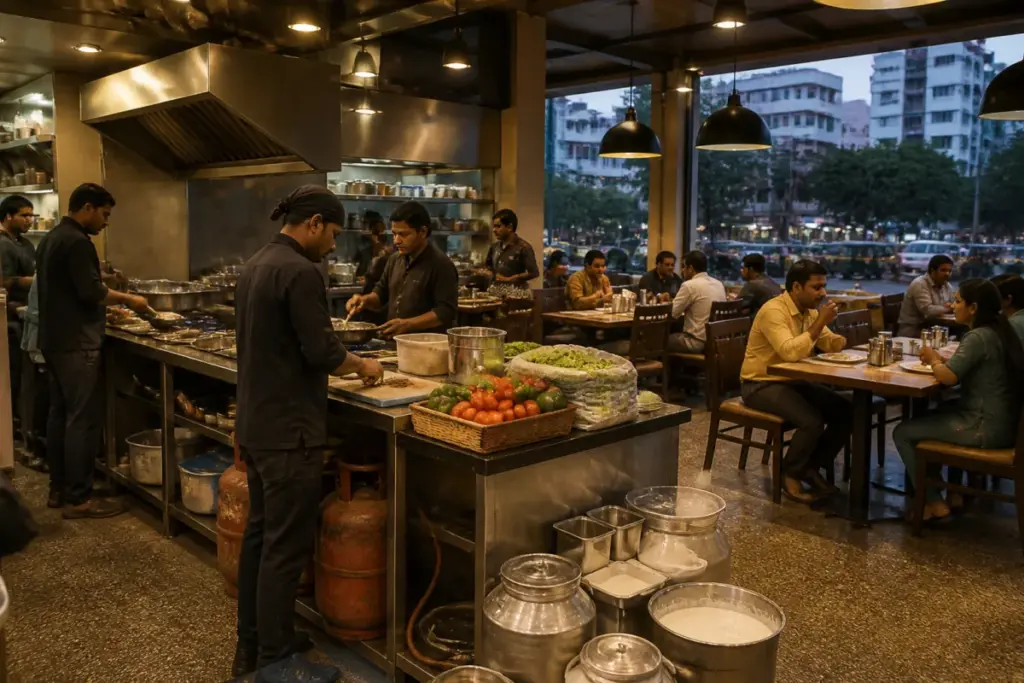 Pune restaurant dining area amid a planned restaurant price hike