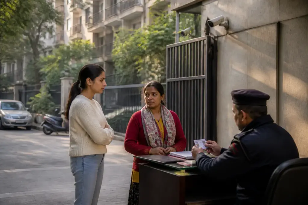 Delhi household theft cases highlight the need for domestic worker verification in urban homes.