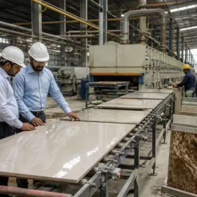 Varmora Granito tile manufacturing facility and premium vitrified tiles in India