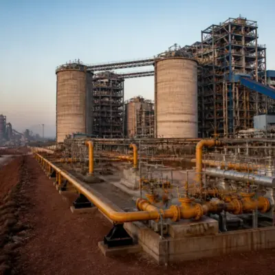 NMDC Nagarnar pellet plant and a natural gas pipeline connection in central India