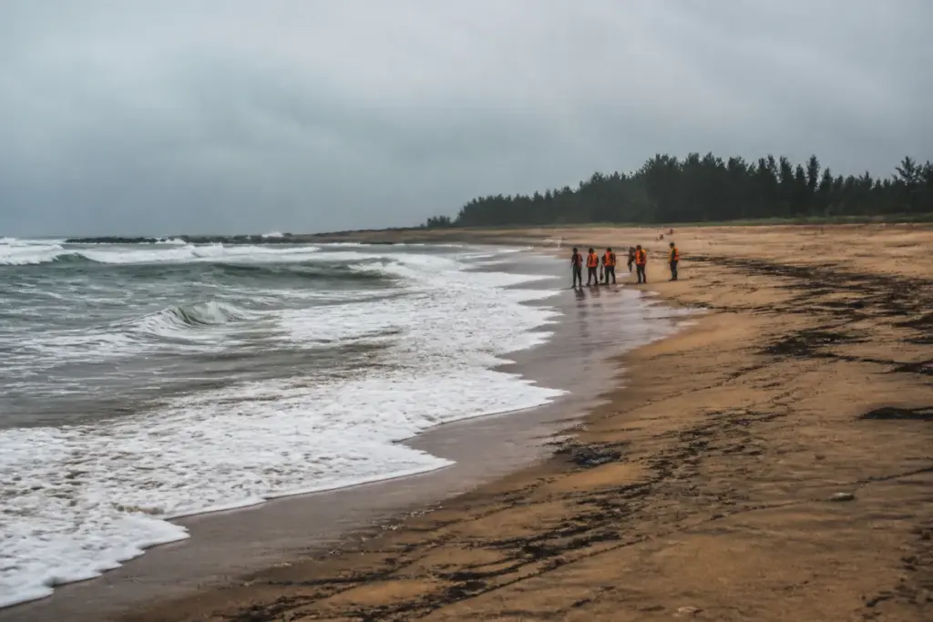 Ganagallavanipet beach near Srikakulam, linked to a reported beach drowning incident