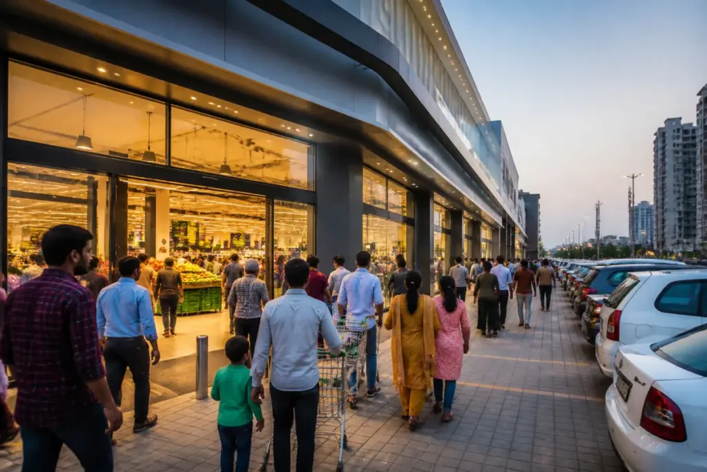 Lulu Group hypermarket in Greater Noida at Ithum Galleria Mall