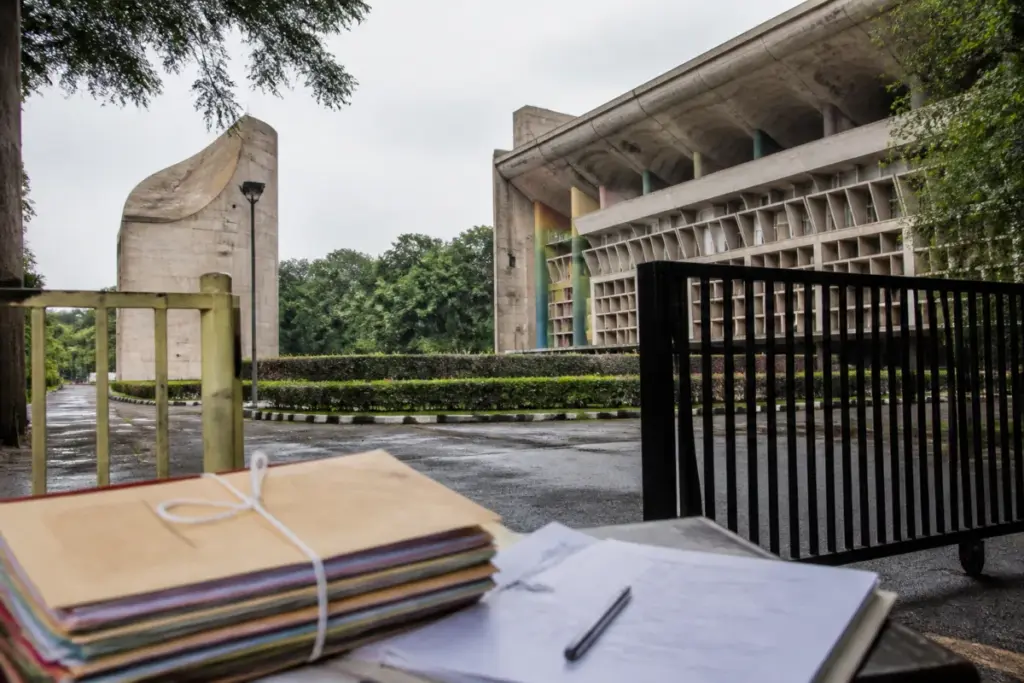 CBI jurisdiction in Punjab represented by a government building and courthouse in Chandigarh