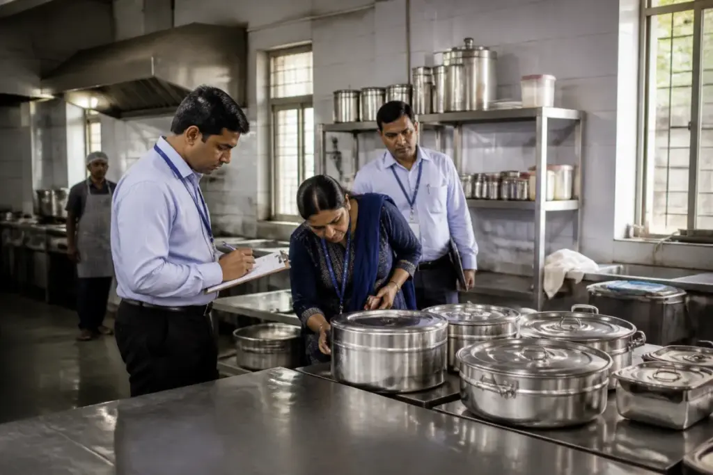 Nashik college canteen kitchen inspected for food hygiene violations