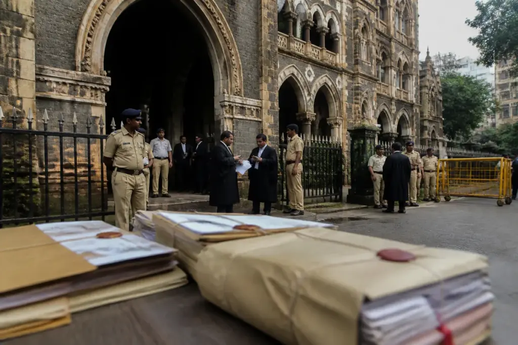 MPSC paper leak case involving a Mumbai court hearing and competitive exam documents