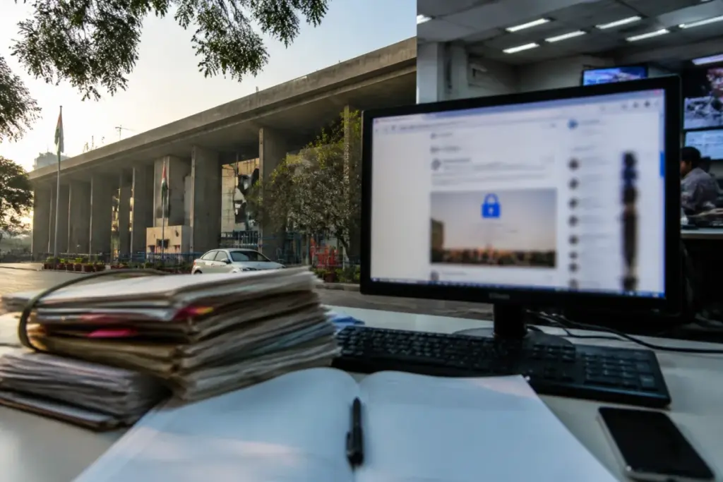 Facebook page blocking case involving a Haryana news outlet and the Punjab and Haryana High Court