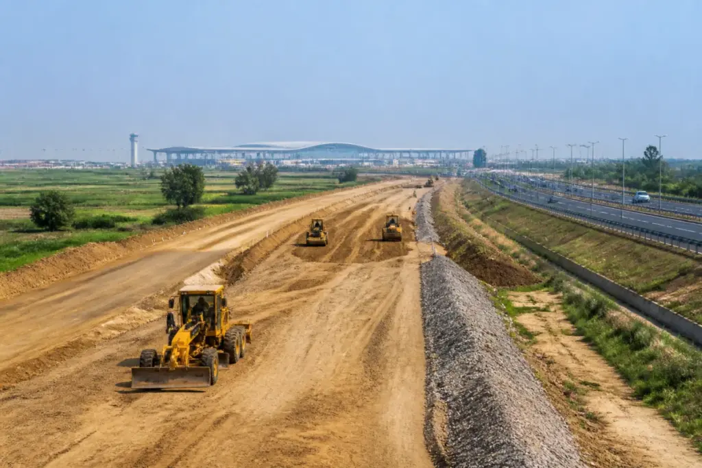 Planned road connectivity around Jewar Airport linking Greater Noida and regional expressways