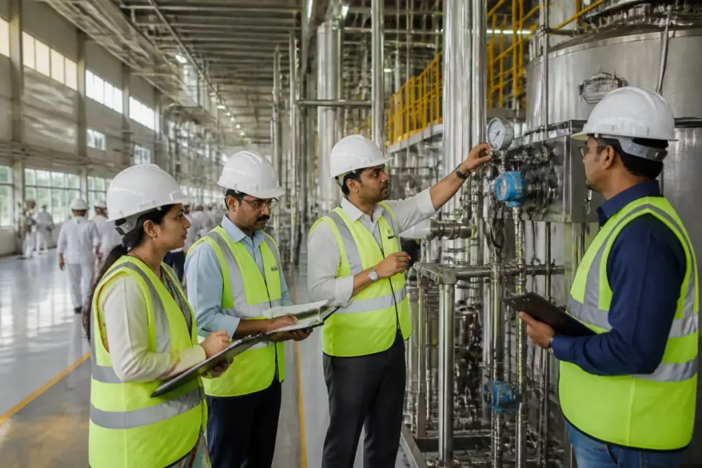 Karnataka regulatory inspections at a food, drug or industrial facility