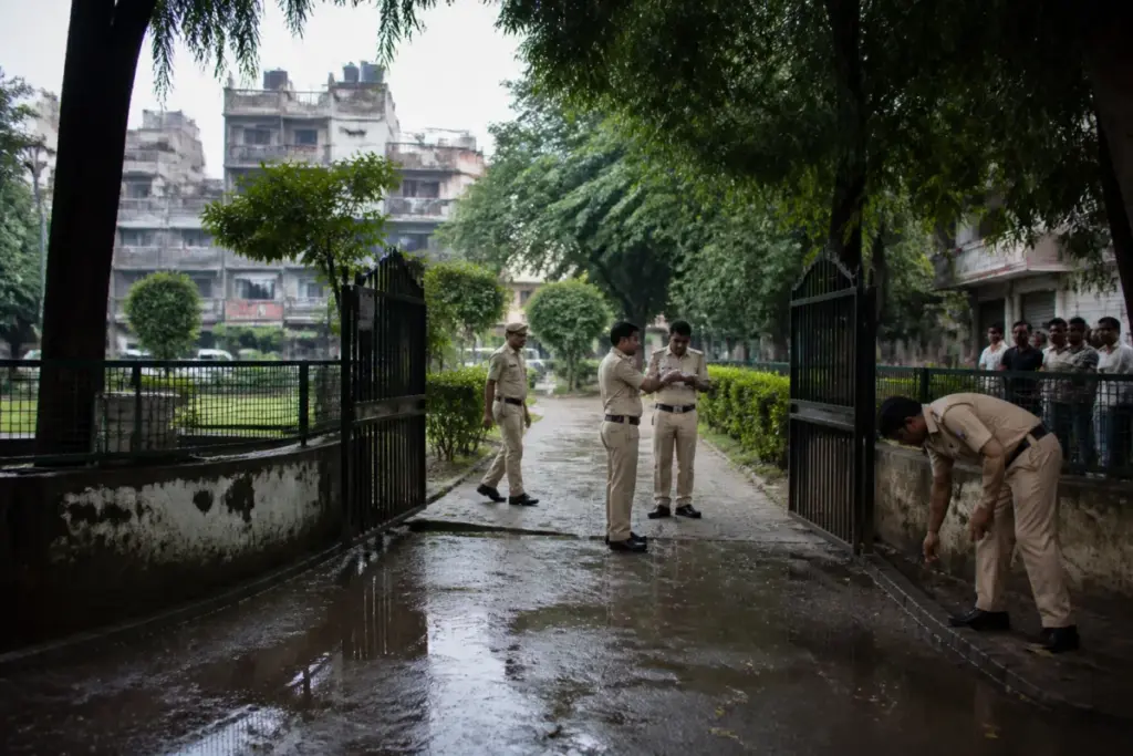 Seelampur park murder investigation near a Delhi police station