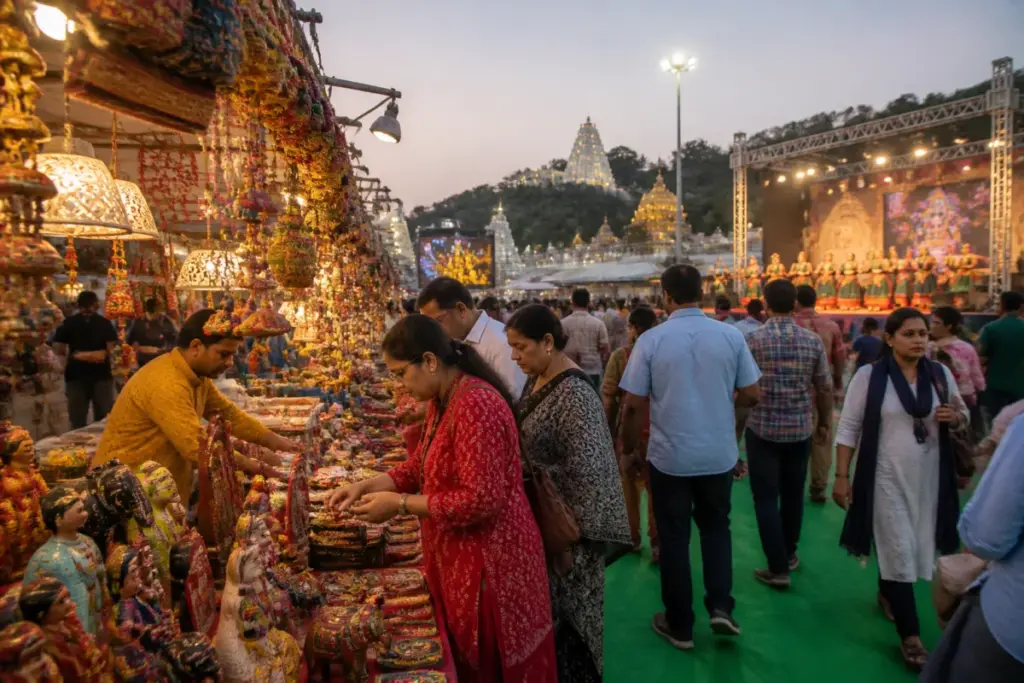 Vijayawada Utsav cultural festival with artisans and visitors in Vijayawada
