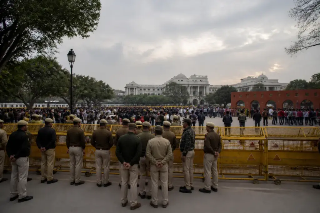 Delhi Police custody extension case linked to protests at Jantar Mantar