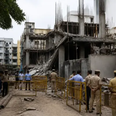 Bengaluru construction site blast location on Jeremiah Road under investigation