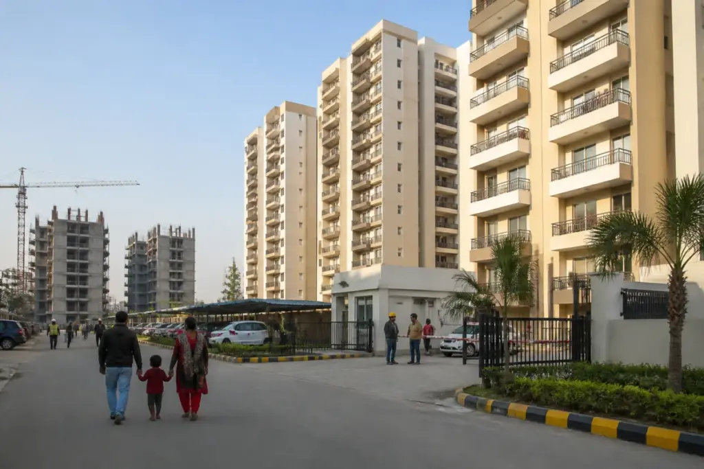 Noida EWS LIG housing flats planned within a modern group housing project