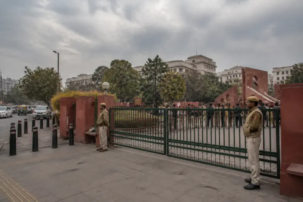 Delhi Police custody extension case involving protesters at Jantar Mantar