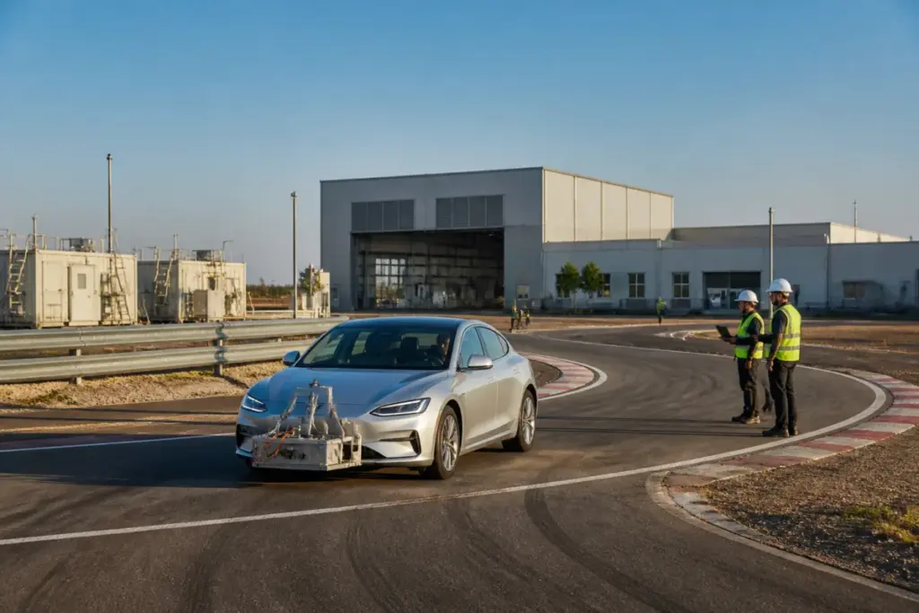 NATRAX EV testing facility and automotive proving ground in Pithampur, Indore
