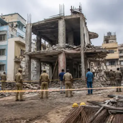 Bengaluru construction site blast investigation at an under-construction building