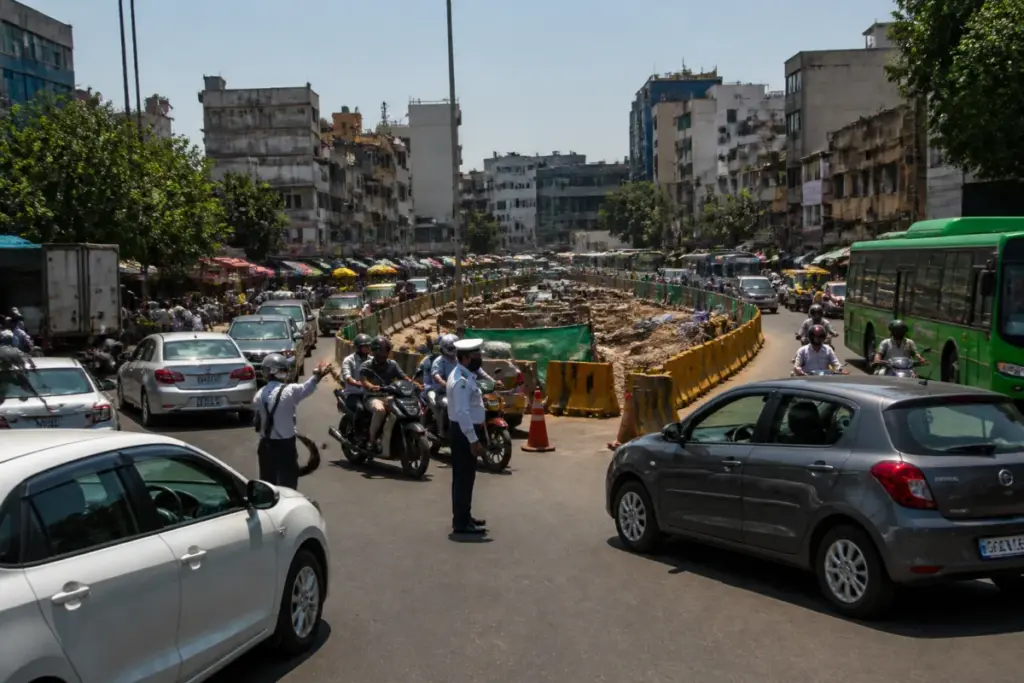 Pune traffic diversions near Market Yard during Swargate-Katraj Metro construction