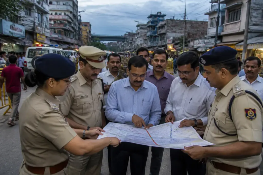 RSS procession permission notice and police planning for a Bengaluru public procession