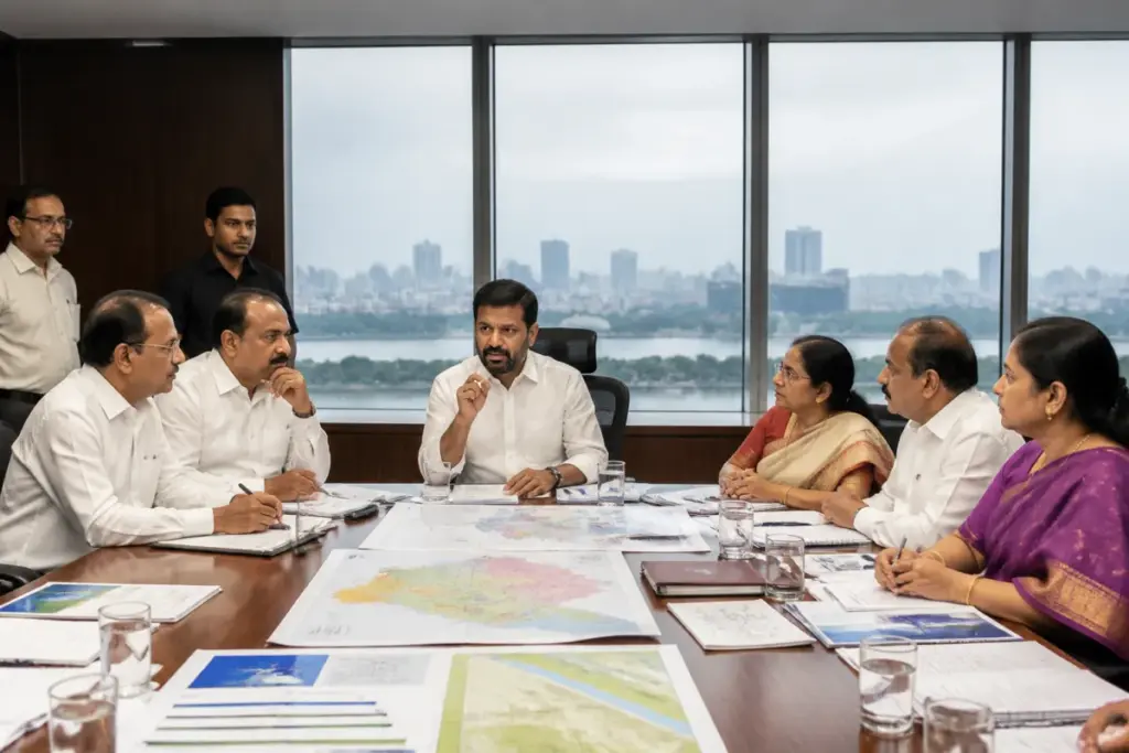 Telangana El Niño preparedness meeting on water, agriculture and power risks