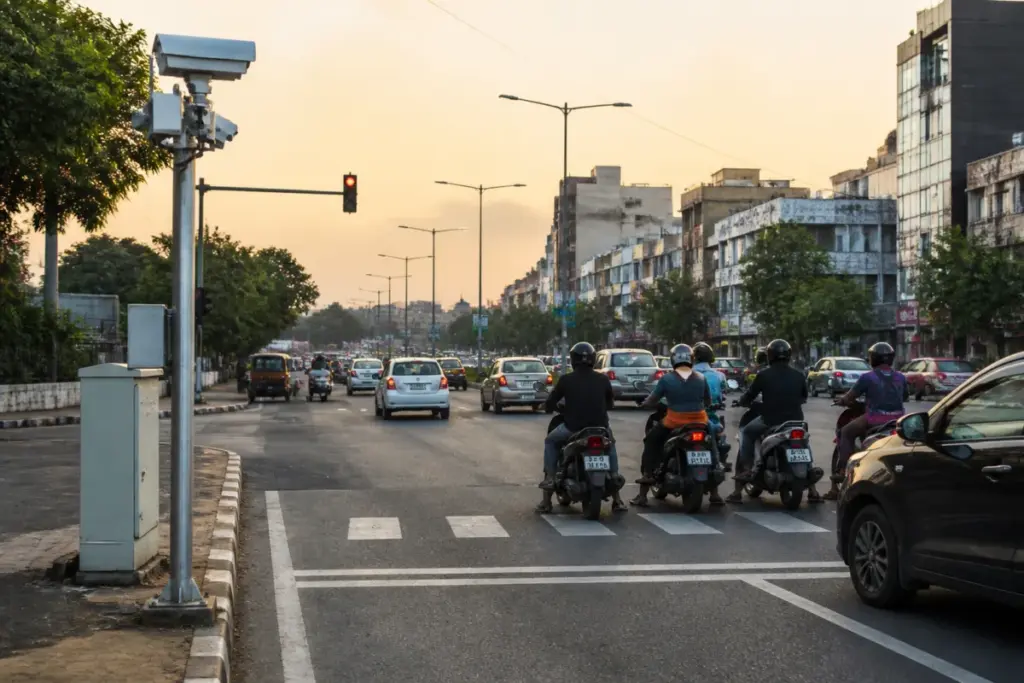 Hyderabad traffic challans monitored through camera-based road enforcement