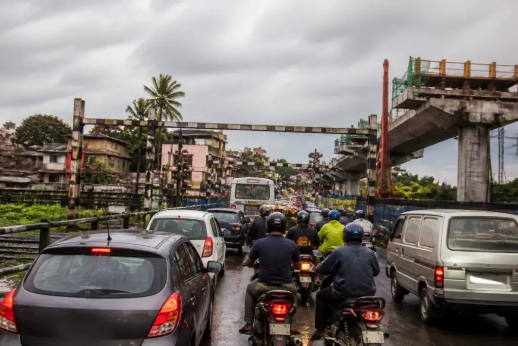 Comba ROB project area in Margao, where a flyover is planned over the railway crossing