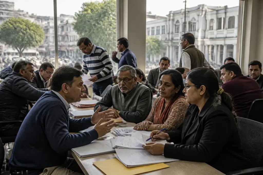 NDMC property tax consultation affecting residential and commercial properties in New Delhi