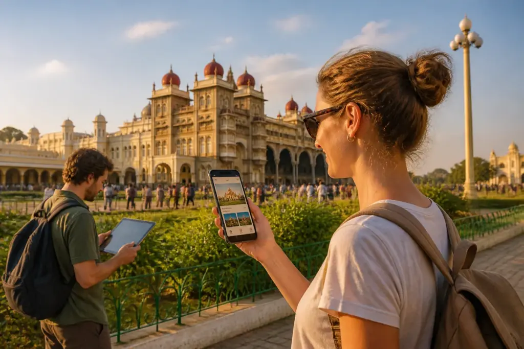 Mysuru tourism app showing digital access to the city’s heritage and visitor services