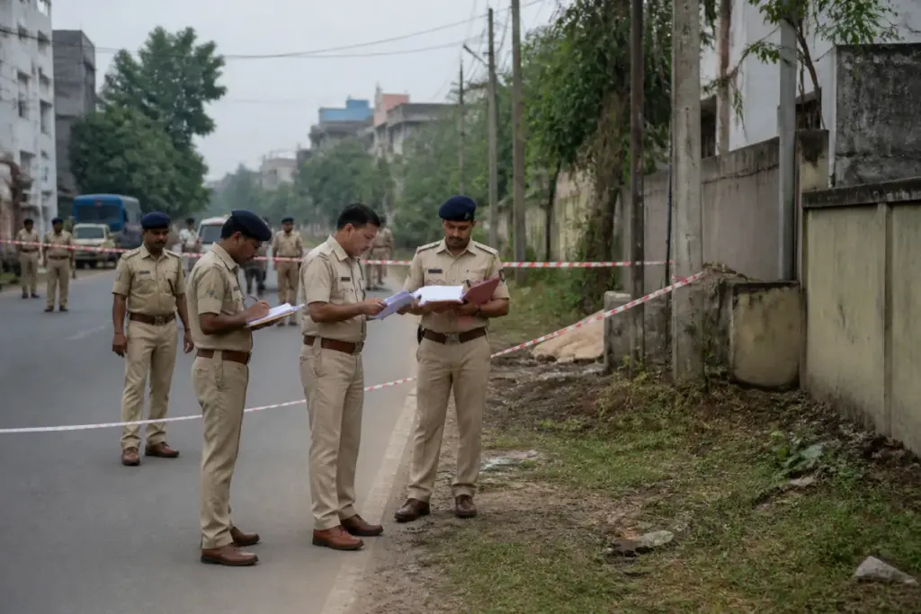Police investigation near the Ara site linked to the land dispute murder case