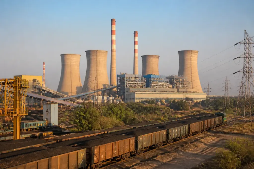 Yadadri Thermal Power Plant, a large coal-fired power station in Telangana