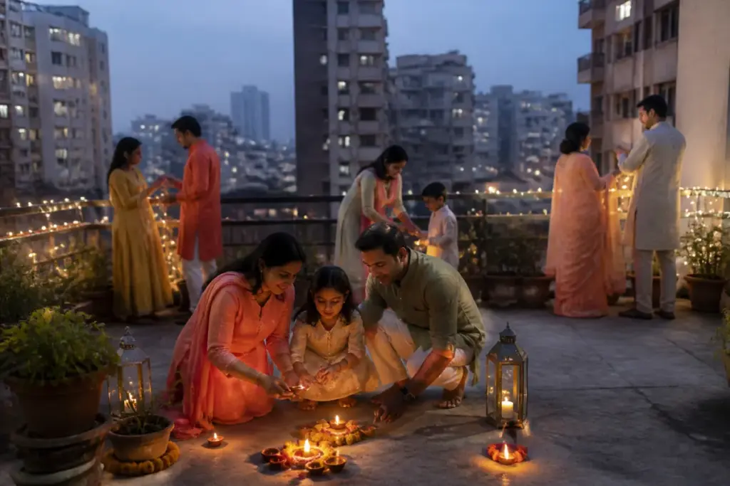 Green Diwali campaign promoting cleaner celebrations and reduced firecracker pollution in an Indian city