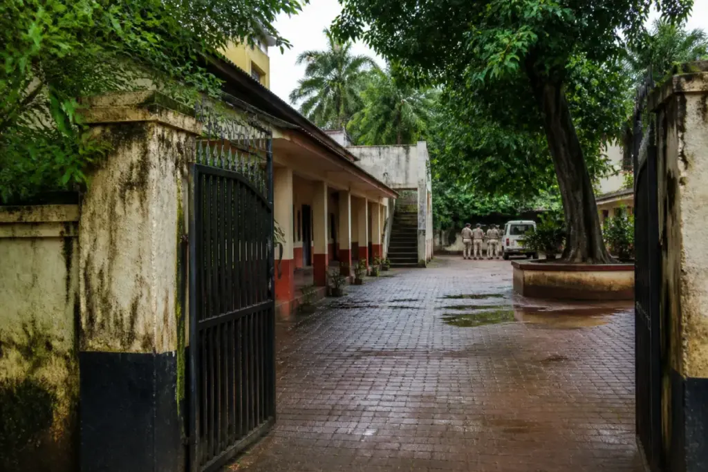 Goa school FIR investigation outside a school in Mandrem after alleged student assault