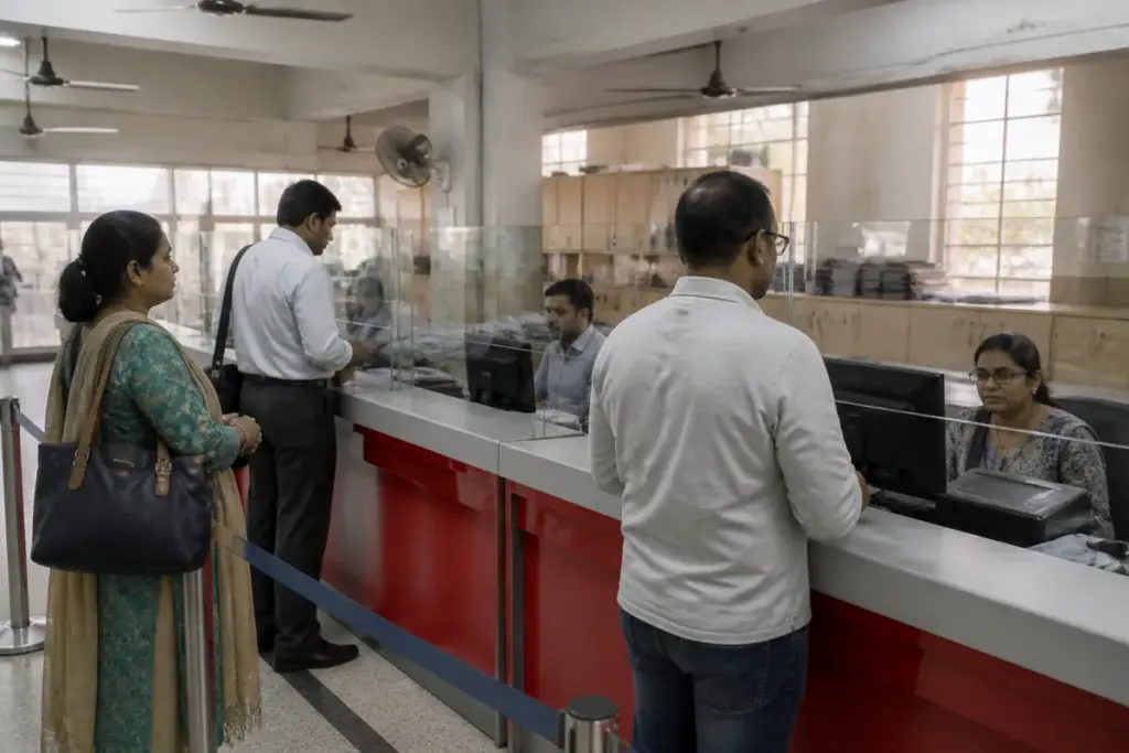Bengaluru postal services disruption notice affecting insurance transactions at city post offices