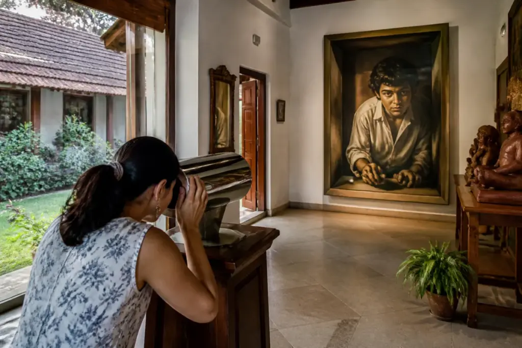 Miller Museum of Anamorphic Art in Bengaluru displaying Shereen Miller’s distorted artworks