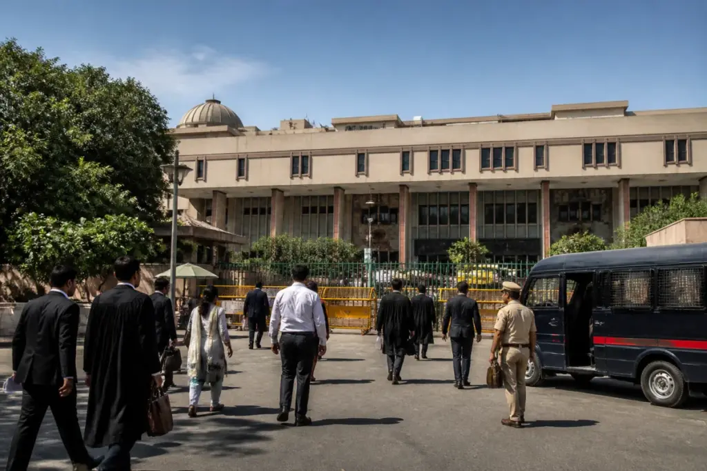 Delhi High Court peace bond hearing involving activist Neha Bora and a Delhi Police notice