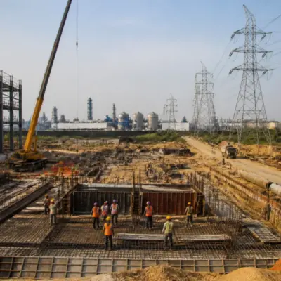 India’s private capex pipeline shown through industrial construction and power transmission infrastructure