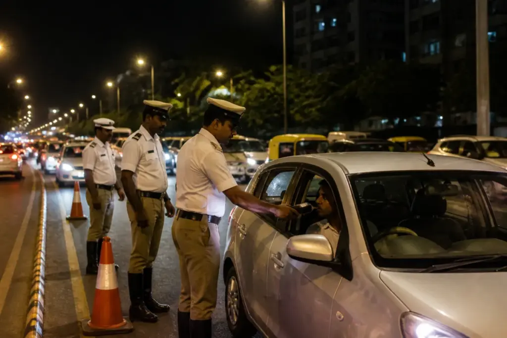 Karnataka High Court ruling on a Bengaluru drunk-driving case involving a traffic policeman
