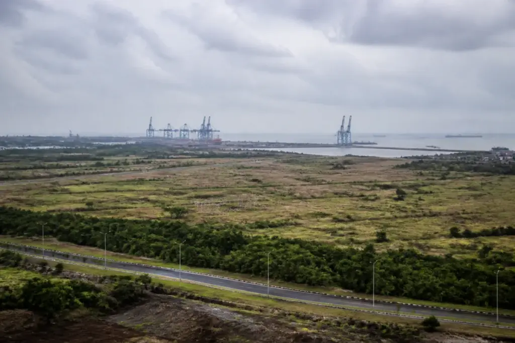Proposed Vadhvan Port chemical park site near Maharashtra’s environmentally sensitive Palghar coast
