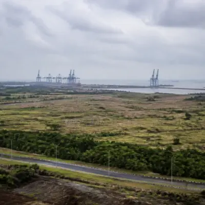 Proposed Vadhvan Port chemical park site near Maharashtra’s environmentally sensitive Palghar coast
