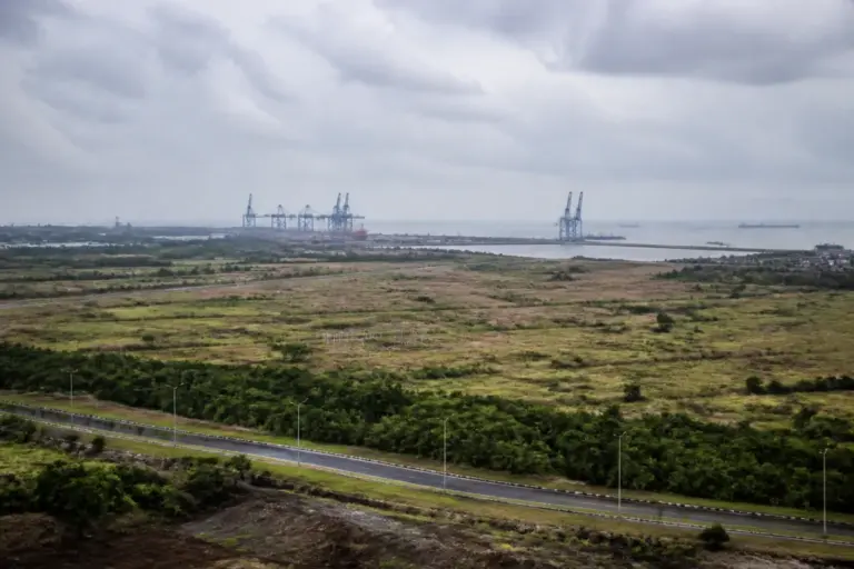 Proposed Vadhvan Port chemical park site near Maharashtra’s environmentally sensitive Palghar coast