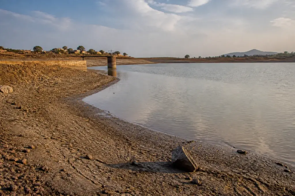 Victoria Lake water storage at Varvand, serving villages and industry in Pune district