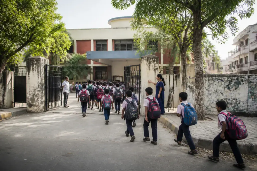 AMC school board leadership change involving Ahmedabad municipal schools