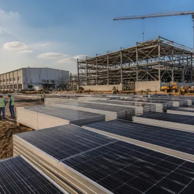 Navitas Solar cell plant investment supporting solar manufacturing in Surat