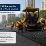 Civil road maintenance work in Chandivali Vidhansabha beat no.159, Mumbai, Maharashtra